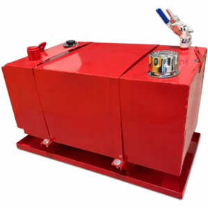 DEPOSITO DE COMBUSTIBLE SIMPLE PARED-500 CON BANDEJA ANTIDERRAME